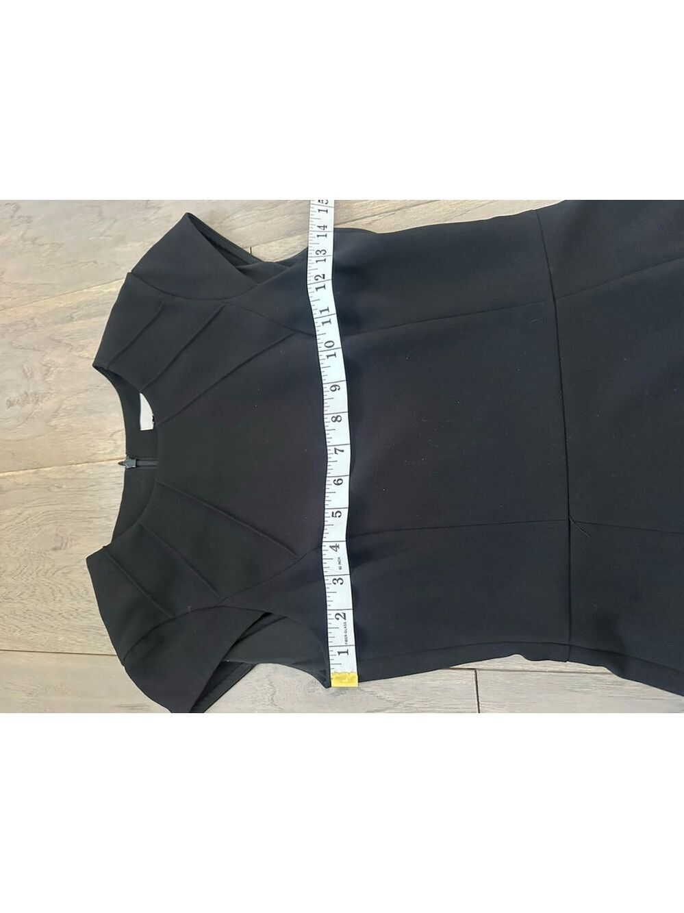 H&M Black Sheath Midi Dress Size 0 - Picture 13 of 13